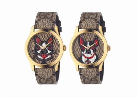 gucci bosco and orso watch|Gucci Releases Boston Terrier Watches for Thailand.